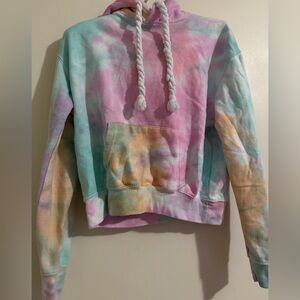 Anthropologie Kiwi & Punch tie dye hoodie
